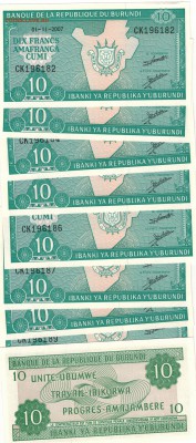 Бурунди 10 франков 2007 (10шт) до 26.05.14 в 22.00мск (8720) - Изображение 008
