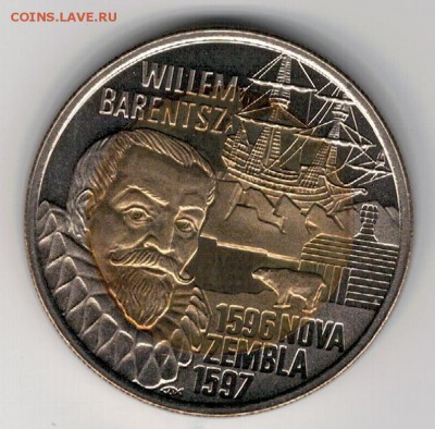 Нидерланды 10 евро 1996 Баренц до 26.05 в 22.00мск (8686) - 4-нид-евро