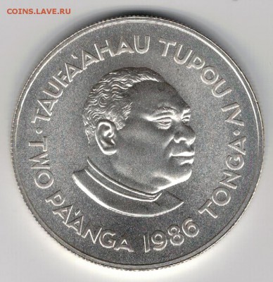 Ag Тонга 2 паанга 1986 Игры Содружества 26.05 в 22.00 (8687) - 5-тон