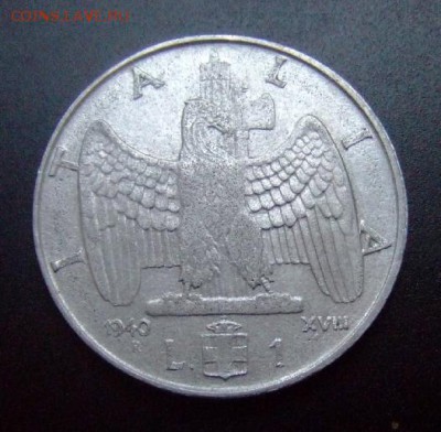 2 - Италия 1 лира (1940) Р