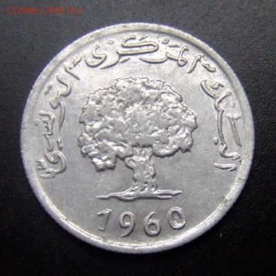 2 - Тунис 2 миллима (1960) А