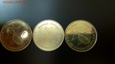 Сувенирные жетоны  The National Tokens - IMAG2104