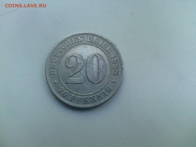 Германия. 20 пфеннигов 1888 до 25.05.14 - IMG_20140522_155254