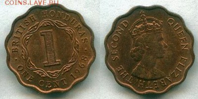 С рубля Б. Гондурас 1 ц. 1968 до 26.05.14 - Гондурас 1ц 1968