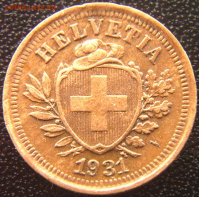 Швейцария_1 раппен 1931; до 24.05_22.30мск - 8001