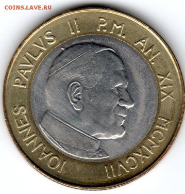 Ватикан 1000 лир 1997 БИМ - img285