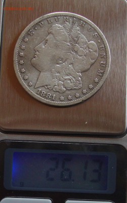 Доллары США 1881, 1888, 1889, 1922 4 шт. - V6