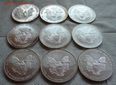 Доллары США 1988 2шт, 1998,1999,2003,2004 2шт,2009 2 шт. - B3