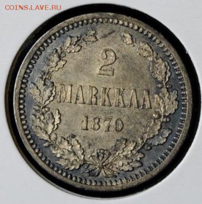 2 Марки 1870 NGC MS62 - image