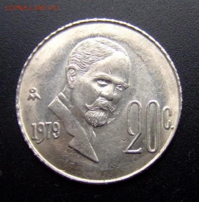 2 - Мексика 20 сентаво (1979) Р