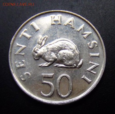 2 - Танзания 50 сенти (1988) «Заяц» Р