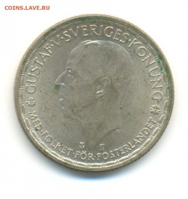 Ag. швеция 2 кроны 1950 . до 29.05 22:00 - 14