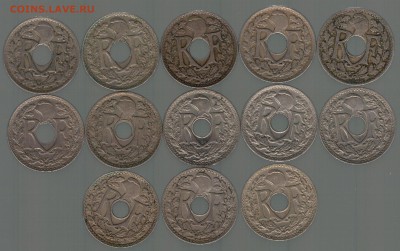 ФРАНЦИЯ 10 САНТИМОВ 1917-38 (13ШТ) 29.05 В 22.00МСК (8312) - 4-фр10