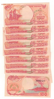 ИНДОНЕЗИЯ 100 РУПИЙ 1992 (10ШТ) 29.05.14 В 22.00МСК (8727) - Изображение 005