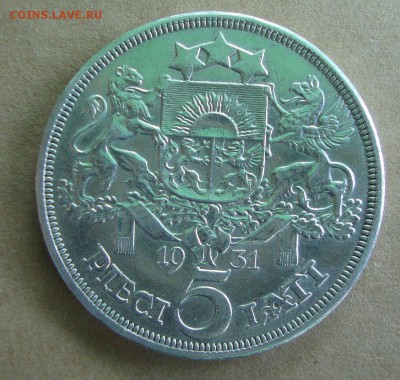 5 лат, 1931 год, Латвия - L4