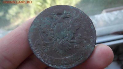 ПЕРЕЧЕКАН!!! 5копеек  1763год СПМ - DSCF1841.JPG