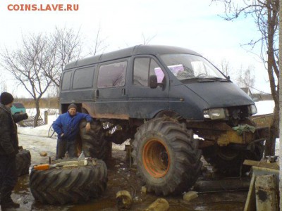 Газель с колёсами от трактора - ba7d061bdd67