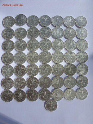 Монеты Германии. Опт. - 2 марки 1937-38-39 A 50 шт - 1.JPG