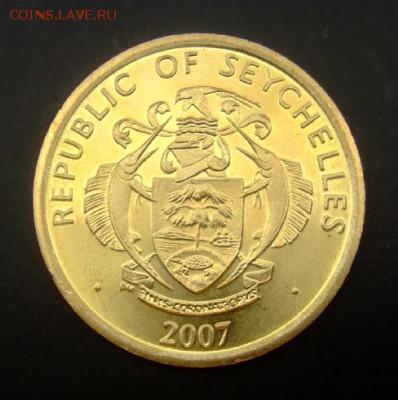 2 - Сейшельские острова 10 центов (2007) «Тунец» UNC А