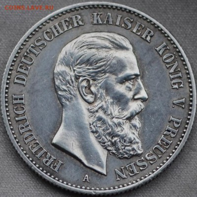 2 марки 1888 Фридрих III - 1
