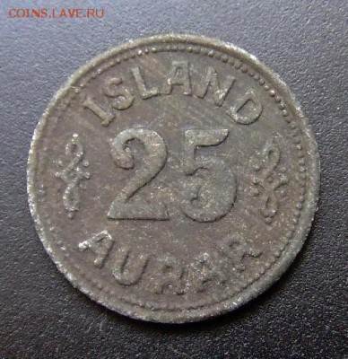 2 - Исландия 25 эйре (1942) цинк Р
