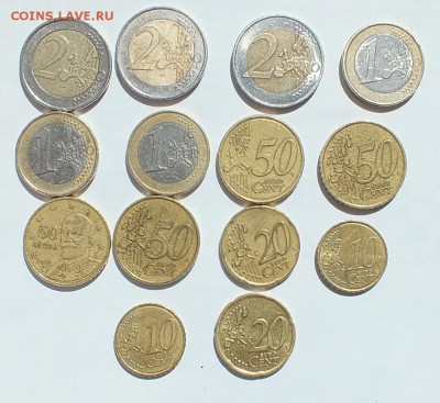 Евромонеты Греция(13 шт)+Германия(Римский договор) до 01.06 - 1