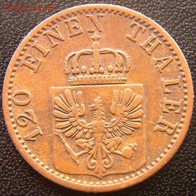 Германия. Пруссия_3 пфеннига 1870(С); до 28.05_22.14мск - 7807