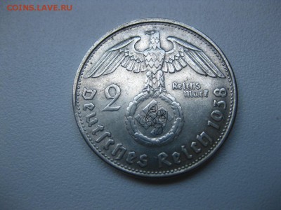 ГЕРМАНИЯ,2 марки 1938В(Гинденбург)!до 30.05.2014 - IMG_0324.JPG