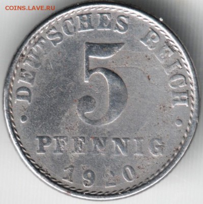 5 пфеннигов 1920А (Fe) Берлин до 03.06.14 в 22.00 - Scan-140519-0015