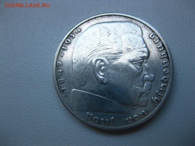 ГЕРМАНИЯ,2 марки 1939А(Гинденбург)!до 30.05.2014 - IMG_0325.JPG