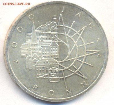ФРГ 10 марок 1989 г. D  01.06.14 г. 21-00 МСК . - Фрг 10 марок 1989 D 1