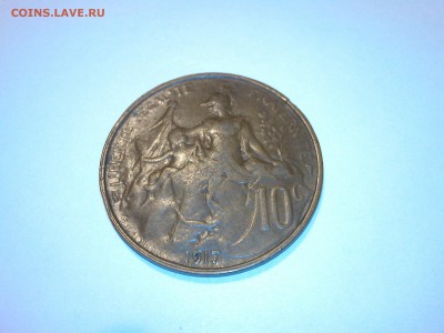 Франция 10 cent 1917г. - IMG_20140506_204942
