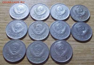 11 шт ДОРЕФОРМА 10 копеек 1946-57 до 2.06.2014 в22-0 - DSCN0211 [1024x768].JPG