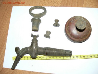 Самоварный КРАН СТЕПАНОВЪ, крышка на трубу, ручки на крышку - P1910061.JPG