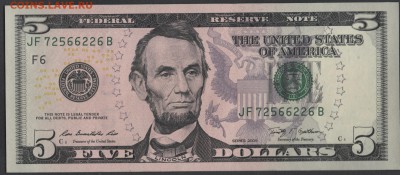 США 5 долларов 2009 до 02.06.2014 21.00 мск - Сканы 009