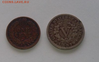 США, 1¢ (1907)+5¢ (1911), до 3.06 @ 22:00 - 2014-05-30 17.06.45