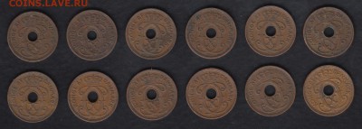 Дания 12 монет в 1 эре 1927-1940 до 01.06.2014 22-00 - Дания 1 эре подборка р