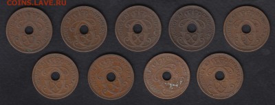 Дания 9 монет в 2 эре 1927-1939 до 01.06.2014 22-00 - Дания 2 эре подборка р
