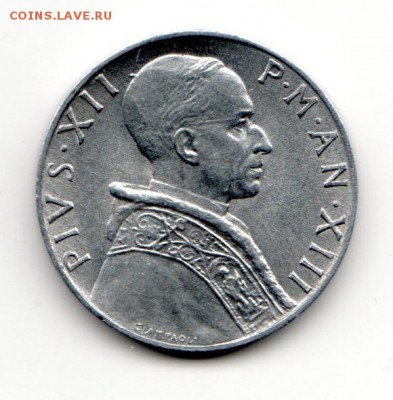 Ватикан 5 лир 1951 - img411