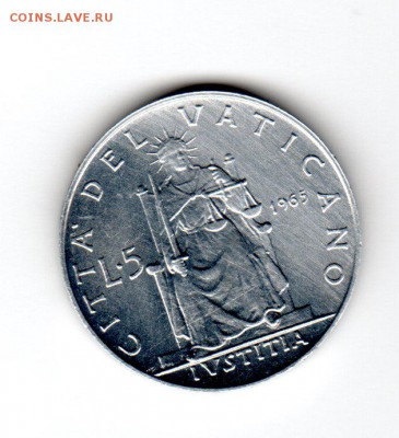 Ватикан 5 лир 1965 - img420