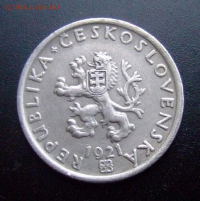 2 - Чехословакия 20 геллеров (1921) А