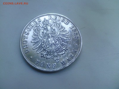 5 марок 1888 Пруссия Вильгельм - HsLlVJKTRw0