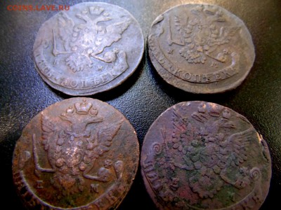 Пятаки медные 11 шт с 1761-1831 - DSC00147.JPG