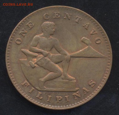 Филиппины 1 цент 1944 г. До 2.06.14 г. 21-00 МСК . - Филиппины 1 ц.