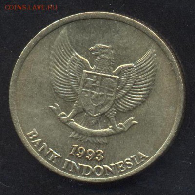Индонезия 50 рупий 1993 г.  До 2.06.14 г. 21-00 МСК . - Индонезия 50 р.1