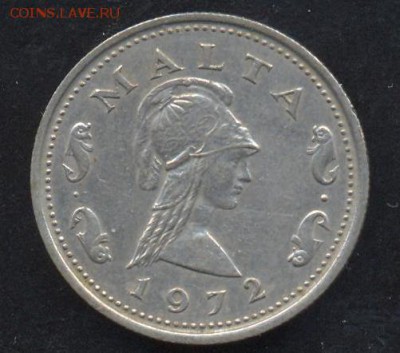 Мальта 2 цента 1972 г. До 2.06.14 г. 21-00 МСК . - Мальта 2 ц.
