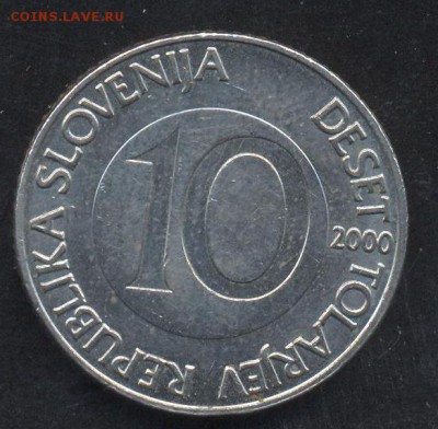 Словения 10 толариев 2000 г. До 2.06.14 г. 21-00 МСК . - Словения 10 т.