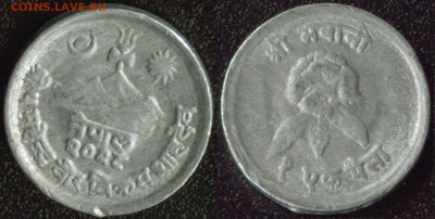 Непал 1 пайса (1966-1971) до 22:00мск 03.06.14 - Непал 1 пайса