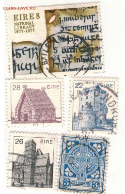 МАРКИ ИРЛАНДИИ (5ШТ) ДО 05.06.14 В 22.00МСК (8846) - 2-ир