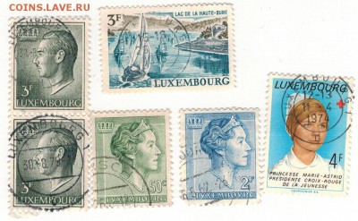 МАРКИ ЛЮКСЕМБУРГА (6ШТ) ДО 05.06.14 В 22.00МСК (8876) - 2-люк